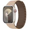 MODEO Bracciale magnetico per Apple Watch - 07 milk tea 42mm 44mm 45mm 49mm