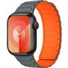MODEO Bracciale magnetico per Apple Watch - 04 gray orange 38mm 40mm 41mm