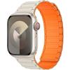 MODEO Bracciale magnetico per Apple Watch - 15 starlight orange 38mm 40mm 41mm