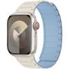 MODEO Bracciale magnetico per Apple Watch - 08 white blue 42mm 44mm 45mm 49mm