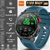 MODEO Smartwatch con AMOLED, GPS, bussola e 1100 mAh - 1100mAh Big Battery Blue
