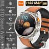 MODEO Smartwatch con AMOLED, GPS, bussola e 1100 mAh - 1100mAh Big Battery Brown Leather