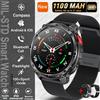 MODEO Smartwatch con AMOLED, GPS, bussola e 1100 mAh - 1100mAh Big Battery Black Mesh Belt