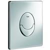 Grohe, Piastra di azionamento per cassette di risciacquo ad incasso Skate Air di ricambio, 156 x 197 mm, cromato, 42304000