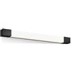 Philips Rover, Lampada da Specchio LED quadrata, 10W, 1500lm, Luce Bianca Calda 2700K, Grado di Protezione IP44, resistente all'acqua, Nera