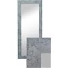 BD ART Specchio decorativo da parete, 120 x 50 cm, colore cemento