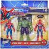 Hasbro Marvel Spider-Man, Nuova Era, ActionVerse, Spider-Man, Hulk, Iron Spider, 4 anni, Supereroi, ABS (acrilonitrile butadiene stirene), Polipropilene (PP), Polivinilcloruro (PVC)