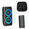 StarTech Altoparlante Bluetooth portatile - Modello T11 - 100 W - Resistente all'acqua (IPX6) - Bluetooth 5.3 - Batteria da 7650 mAh - Stereo TWS - Nero