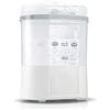 Chicco Sterilizzatore con Funzione Asciugatura, Sterilizzatore Biberon, Tiralatte e Ciuccio, con 2 Configurazioni, Funzione Asciugatura, Fino a 6 Biberon da 330 ml, Bianco