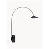 Ferm Living Lampada ad arco regolabile con base in marmo Arum - Nero
