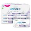 WaterWipes Sensitive +Soothing Wipes, Salviette Lenitive, 6 Confezioni | 360 salviette 3 in 1, detergono, proteggono e leniscono, con estratto botanico, ipoallergeniche, senza profumo né alcol