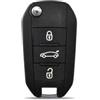 CHIAVE TELECOMANDO PER PEUGEOT 208 308 508 2008 3008 5008 434MHz ID46 VA2
