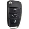 CHIAVE TELECOMANDO PER AUDI A3 A4 S3 S4 433mhz ID48