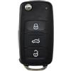 CHIAVE TELECOMANDO PER VOLKSWAGEN TIGUAN TOURAN BEETLE GOLF POLO - 433 Mhz