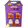 Legami - Set di 4 Mini Mollette per Capelli Clip Me Up!, Tema Bat & Ghost, Fermagli per fare Acconciature e Styling, in PS, Acrilico, 2.5 x 2.5 x 1.5 cm