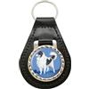 Gifshop UK Collie Su Un Campo Blu Portachiavi In Pelle
