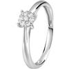 BLISS Eleganza e semplicità si incontrano in questo anello solitario in oro bianco 18 carati, impreziosito da diamanti da 0,1 ct colore gh. La misura 12 lo rende perfetto per chi cerca un gioiello raffinato e luminoso da indossare ogni giorno.