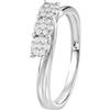 BLISS Un raffinato anello trilogy della collezione caresse, realizzato in oro bianco 18 carati e impreziosito da diamanti per un totale di 0,15 ct dal colore gh. Pensato per esaltare la femminilità, viene realizzato su misura per adattarsi perfettamente …