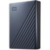Western Digital WD My Passport Ultra 6TB Hard Disk Esterno Portatile, USB-C, Blu Notte