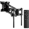 Maclean MC-891 Supporto Staffa elettrica per TV a parete Montaggio sopra il caminetto 37-70 QLED, OLED, LED, LCD, plasma max 35 kg Telecomando incluso