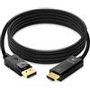 Atlantis Cavo DisplayPort DP a HDMI 4K, 1080p 60Hz, 1,8 m | Maschio-femmina per PC, notebook e Mac verso monitor/proiettori HDMI, cod. A04-DP_HDMI-18