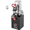 VEVOR Pompa Idraulica per Elevatore 1600 W Azione Singola Pressione 2320-2900 PSI Centralina Idraulica Rimorchio Ribaltabile con Serbatoio Olio in Metallo Volume 2,1 mL/r da Officina Garage, Nero