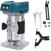 Marhynchus Fresatrice Verticale Senza Fili 800W Senza Spazzole Pinza da | Fresatrice Palmare 30000 Giri/min, Rifilatore per Legno Brushless in Alluminio, Base in Lega, Compatibile con Batteria Li