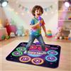 Tappeto da Ballo con Microfono Elettronico Giocattolo Antiscivolo per Famiglie