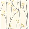 Fine Decor Urban Walls UW24776 Scandi Tree Sidewall, senape