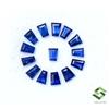 Sbi Gems 2.70x2x1.50 MM Naturale Zaffiro Blu Tapper Taglio Lotto 14 Pezzi 0.86 Cts Loose