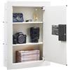 VEVOR Cassaforte a Muro da 102 x 413 x 559 mm con Password e Chiave, Alloggiamento Integrato in Acciaio Laminato a Freddo Q235 con Ripiani Regolabili e Illuminazione a LED, per Denaro, Gioielli