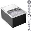 VEVOR Goccia in Ice Chest Acciaio inossidabile Ice Cooler Ice Bin