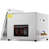 VEVOR Pulitore ad Ultrasuoni 15L Dispositivo per Pulizia Ultrasuoni Macchina per Pulizia ad Ultrasuoni da 360W con Timer Riscaldatore, Pulitore Digitale da 40 kHz con Cestello per Parti Gioielli