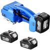 VEVOR Reggiatrice Elettrica 0,89-1,6 cm Tendireggia Elettrica per Reggette PP PET, con Schermo Digitale, 2 x 5000 mAh Reggiatrice Automatica Alimentata a Batteria per Pallet di Scatole da Imballaggio