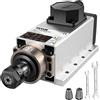 VEVOR Motore del Mandrino Raffreddato ad Aria con Kit VFD Inverter, 2.2KW ER20 CNC Motore Mandrino per Incisione raffreddati ad Aria Motore Mandrino per Intagliare Legno, Pietra, Metallo