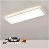 Comely Plafoniera LED Rettangolare 24W 4500K Bianca IP44 3600lm 58cm | 3600 lm di luminosità, 4500K di luce neutra, struttura IP44 in PP e acrilico