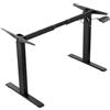 VEVOR Struttura per Scrivania in Piedi, Altezza Regolabile 70-117 cm Lunghezza 90-135 cm Gambe Elettriche per Scrivania per computer, Base Ergonomica per Stazione Lavoro per Casa Solo Cornice, Nera