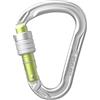 EDELRID Unisex - Adulto HMS Strike Screw Moschettone, Argento, Taglia Unica