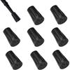ZFLYXIAOHUA Gommini per Bastoncini Walking Universale,8 Pezzi Gomma Walking Stick Tips,Trekking Pole Tips Protezione di ricambio,Si adatta alla maggior parte dei bastoncini da trekking standard Shock Assorbing