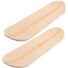 LRXIYODE 2 skateboard in legno fai da te Graffiti Board accessori skateboard incompiuti skateboard per parete bianco graffiti skateboard deck vuoto tavola skateboard