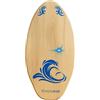 FUTURA8 Skimboard Tavola in Legno FUTURA8 Antiscivolo Resistente all'Acqua - Tavola Skimboard Leggera per Adulti e Principianti - Skimboard Spiaggia Mare Sabbia Bagnata Onde Piccole