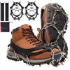 CNMTCCO Ramponi per scarpe da montagna, punte antiscivolo per scarpe e stivali, punte per scarpe da trekking con 19 punte in acciaio inox, trazione con antiscivolo per camminate, alpinismo