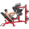 SPORTNOW Macchina Leg Press con Blocco per Piedi Portadischi Ruote 455 kg | Macchina Leg Extension Squat con Angolo Regolabile, Struttura Acciaio, per Allenamento Gambe Palestra Domestica