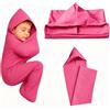 Generic Compression Sleep Sack, Ultra-Lightweight 360° Wrap Wearable Blanket Per Il Rilassamento Dello Stress E Dell'Ansia, Sleep Pod Con Cappuccio, Tessuto Elasticizzato Traspirante