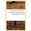Blaise Pascal Les pensées de Pascal (Tascabile) Philosophie