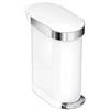 Simplehuman - Cestino per rifiuti Slim 45 litri