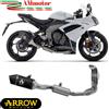 Arrow Scarico Completo Triumph Daytona 660 2024 Arrow Moto Terminale Veloce Nero