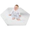 roba Materasso per Box safe asleep Air, Esagonale, 97 x 112 cm, Rivestimento in Jacquard, Imbottito, Sfoderabile e Lavabile, con Zip, Bianco