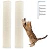 Keltorio 2 tiragraffi di ricambio, per gatti, lunghezza 40 cm, tiragraffi in sisal naturale, colonna tiragraffi in sisal con viti M8, parti di ricambio per ristrutturazione, artigianato fai da te