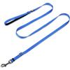 Hyhug Premium aggiornato regolabile tra 110 cm e 180 cm di lunghezza con maniglia imbottita Comfort e guinzaglio in nylon resistente. (Regolabile Piccola S, Colore blu)